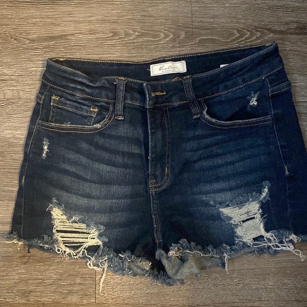 Dark jean shorts KanCan